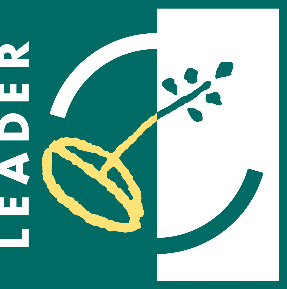 Logo des Maßnahmenprogramms der Europäischen Union „LEADER"“